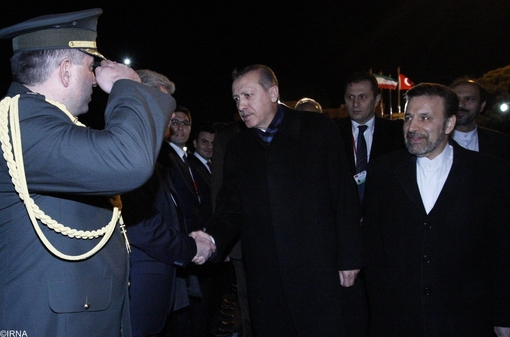 رجب طیب اردوغان نخست وزیر ترکیه عصر چهارشنبه پس از سفر دو روزه خود به ایران ، با بدرقه محمود واعظی وزیر ارتباطات و فناوری اطلاعات، تهران را به مقصد آنکارا ترک کرد.
