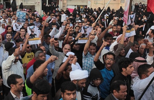 تظاهرات ضد دولتی هزاران مسلمانان شیعه در بحرین/شینهوا