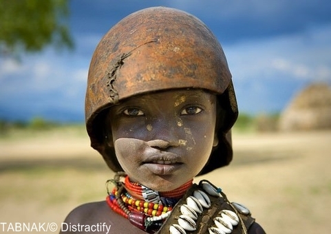 پرتره بی نظیر از کودک قبیله Erbor در اتیوپی