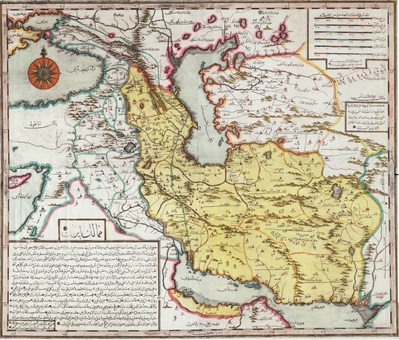 نقشه ایران در دوره صفویه