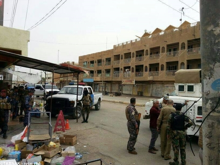 حضور ارتش عراق در منطقه درگیری