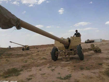 ادوات نظامی سنگین مصادره شده توسط داعش