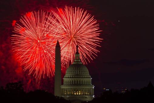 جشن چهارم ژوئیه و استقلال آمریکا در واشنگتن./AP
