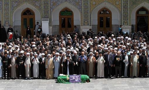 تشییع پیکر آیت‌الله عطاردی قوچانی در مشهد /TASNIM 