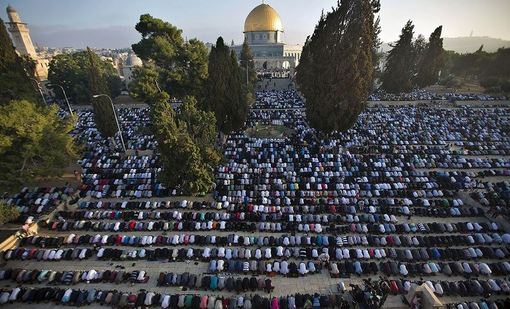 نماز عید سعید فطر در بیت المقدس/IRNA-AFP 