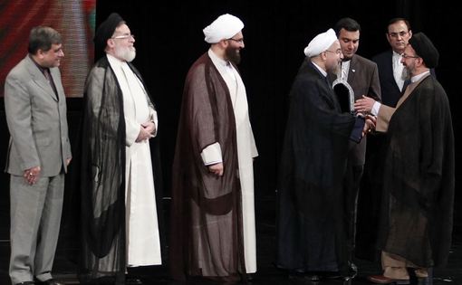 اجلاس روز جهانی مساجد روز دوشنبه با حضور حجت الاسلام حسن روحانی رییس جمهوری برگزار شد./IRNA
