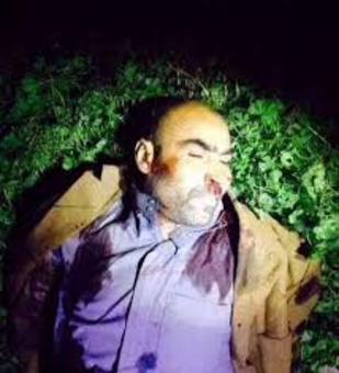 تصویری منتسب به جسد سر کرده تکفیریها پس از عملیات ارتش عراق در الانبار