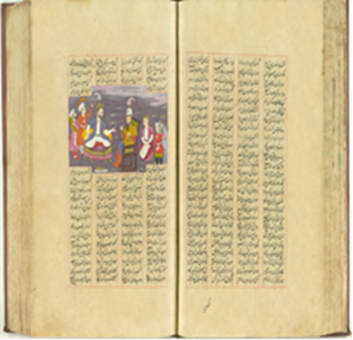 نسخه خط شاهنامه فردوسی متعلق به 400 سال پیش
