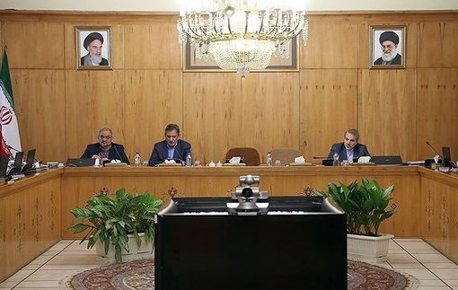 جلسه خلوت هیئت دولت در روز چهارشنبه./TASNIM 