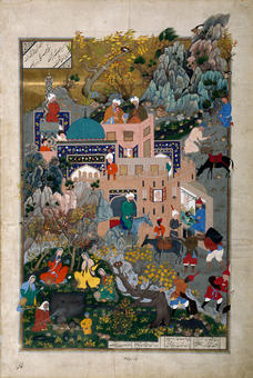اوراقی از شاهنامه شاه طهماسب، تبریز، 1540