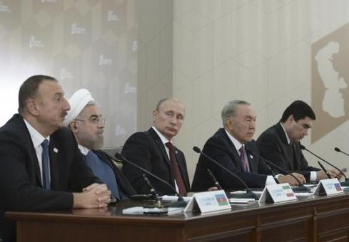 اجلاس مهم سران کشورهای ساحلی دریای خزر در روسیه پایان یافت./Reuters 