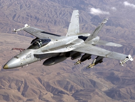 F/A-18 Hornet: $94 million<br /><br>  <br /> 