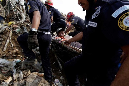 فرو ریختن مرگبار محل دفن زباله در گواتمالا