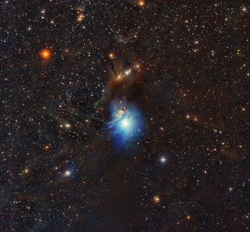 ثبت تصویر ستاره تازه متولد شده در ابرهای کیهانی توسط رصدخانه لاسیلا در شیلی
