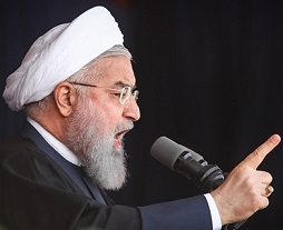 الرئيس الايراني: سنمرغ أنف أميركا بالتراب