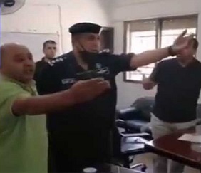 رجل أمن أردني يثير ضجة في المملكة