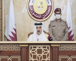 الأمير تميم يفتتح أعمال أول مجلس شورى منتخب ويؤكد المضي بتحقيق رؤية قطر 2030