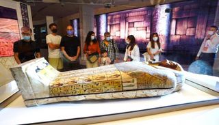 جناح مصر في اكسبو دبي.. اقبال كثيف لمشاهدة النقوشات الفرعونية والمدن الذكية