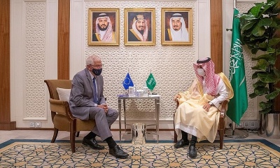 وزير الخارجية يستقبل بوريل ويبحث معه سبل تعزيز التعاون بين الرياض والاتحاد الاوروبي