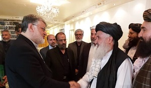 مسؤول ايراني يزور كابل ويجري محادثات مع مسؤولین افغان