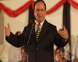 تشييع جثمان الفنان الراحل صباح فخري في موكب رسمي وشعبي انطلق من دمشق نحو حلب