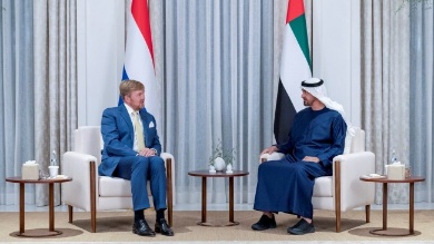 بن زايد يستقبل ملك هولندا ويبحثان علاقات الصداقة والتعاون وسبل تنميتها