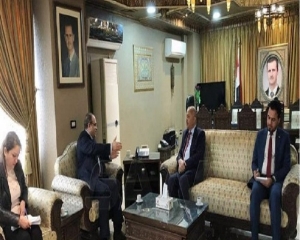 وزير الاقتصاد السوري يوكد&nbsp;ضرورة زيادة التبادل التجاري مع العراق
