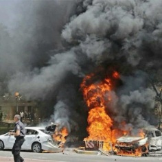 صفارات الإنذار تدوي.. إطلاق100 صاروخ من قطاع غزة على عسقلان