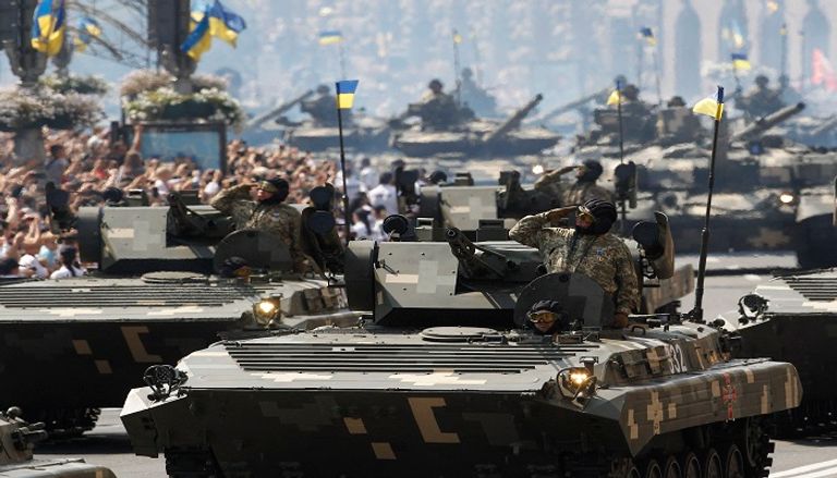 عرض عسكري في كييف في الذكرى الـ30 لاستقلال البلاد
