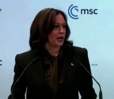 هاريس من مؤتمر ميونيخ: عقوبات اقتصادية قاسية وفورية تنتظر روسيا في حال قررت غزو أوكرانيا