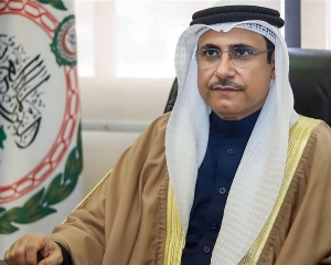 رئيس البرلمان العربي: فلسطين تمثل قضية الحق والعدل في مواجهة الظلم والطغيان
