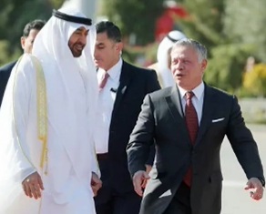بن زايد وملك الأردن يبحثان تعزيز علاقات البلدين والتطورات الإقليمية والدولية