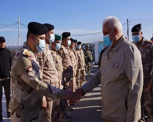 الفياض يعقد اجتماعا مع قادة الحشد والقوات الامنية في ديالى