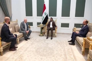 الحلبوسي للقائم بأعمال السفارة الأوكرانية: نأمل انتهاء العمليات العسكرية عبر الحوار
