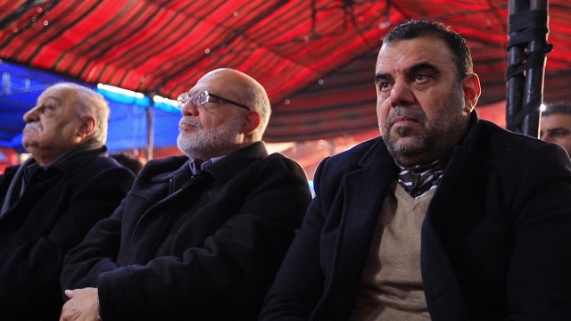 مهرجان جماهيري في مخيم اليرموك بدمشق إحياء ليوم الأرض الفلسطيني