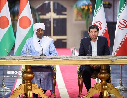 النائب الاول للرئيس الايراني يدعو لاعداد خطة شاملة حول الافاق المستقبيلة للعلاقات بين ايران والنيجر