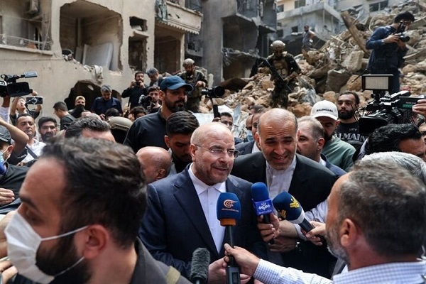 قاليباف: ايران ستظل واقفة إلى جانب الشعب اللبناني في هذه الظروف الصعبة