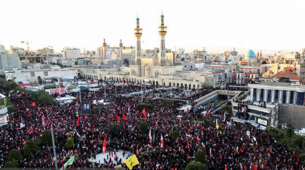 التشييع المليوني لقائد الأمة الشهيد بثّ الرعب في نفوس قتلة الشعب الإيراني