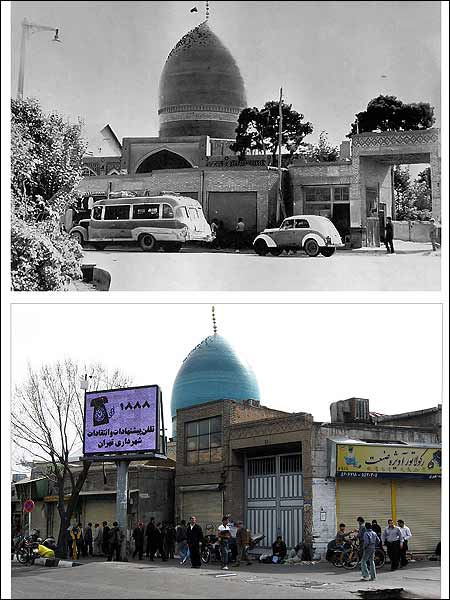 عکس مقایسه تهران قدیم و جدید
