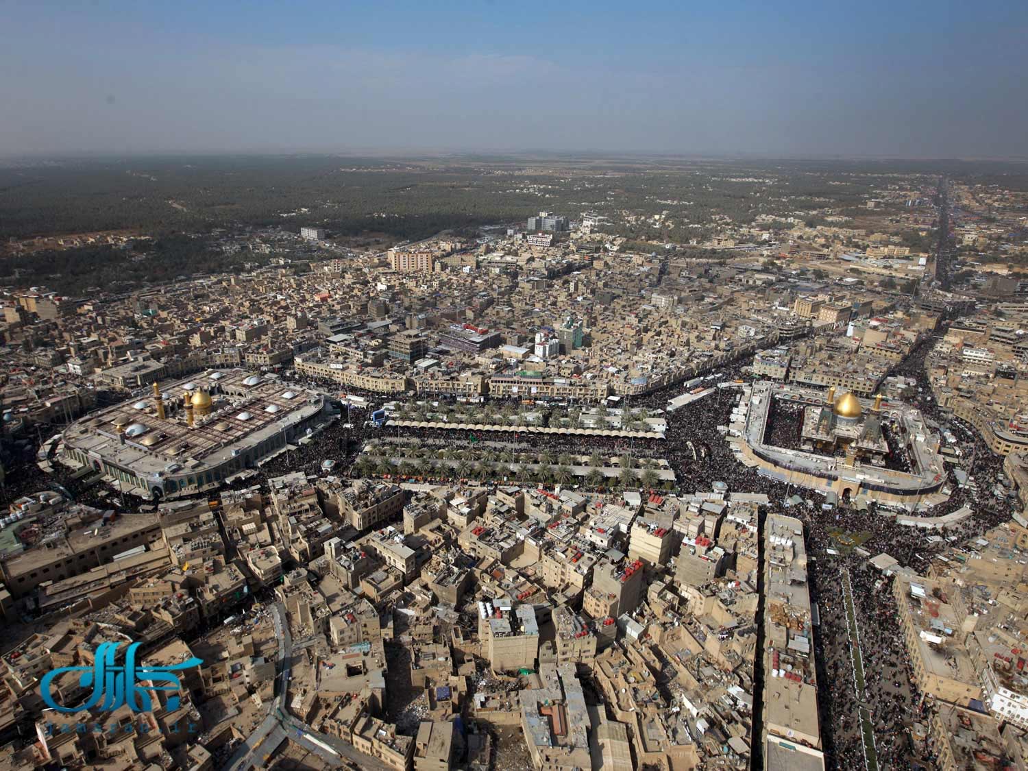 تصویر هوایی از بین الحرمین