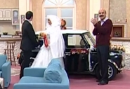 مراسم عروسی در خانه آقای مجری
