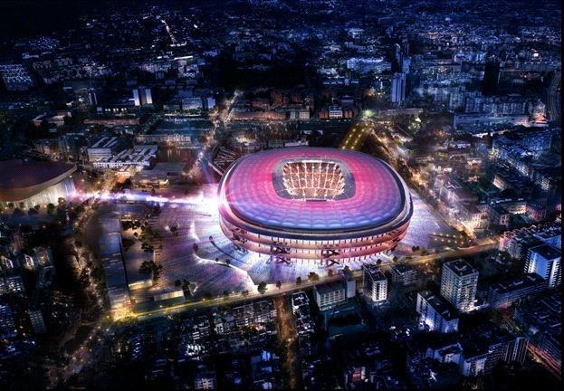 اولین تصویر از طراحی جدید ورزشگاه بارسلونا