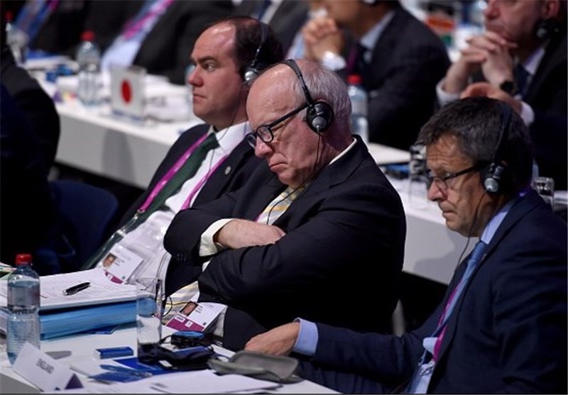 رئیس اتحادیه انگلیس در انتخابات فیفا به خواب رفت!