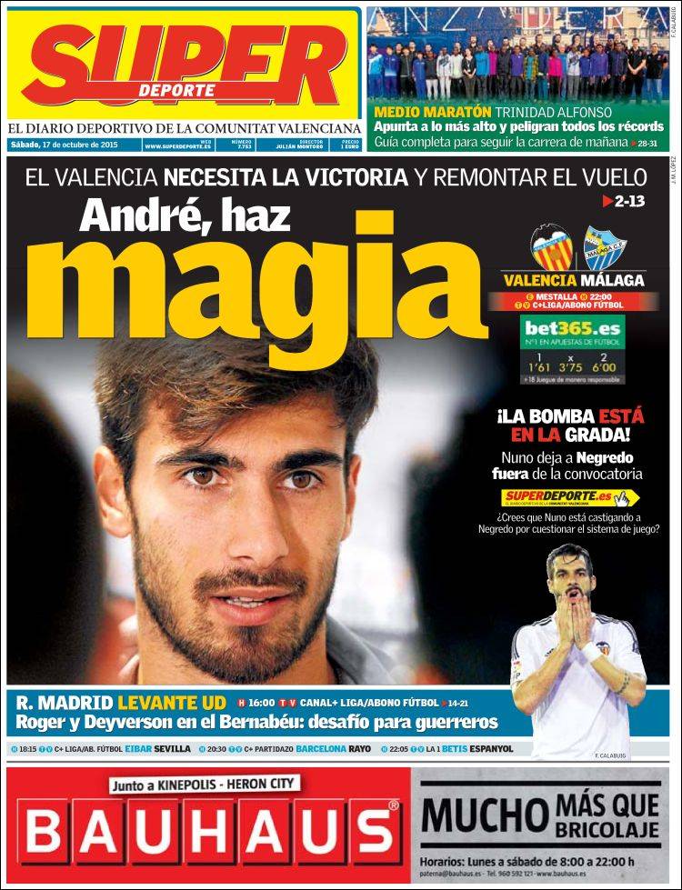 روزنامه های اسپانیا / شنبه 17 اکتبر 2015