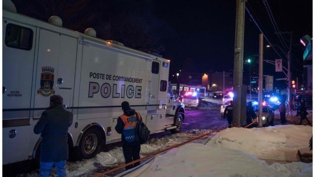 شش کشته در حمله به نمازگزاران در مسجدی در کبک کانادا