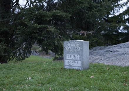 راز سنگ قبر ترامپ کشف شد