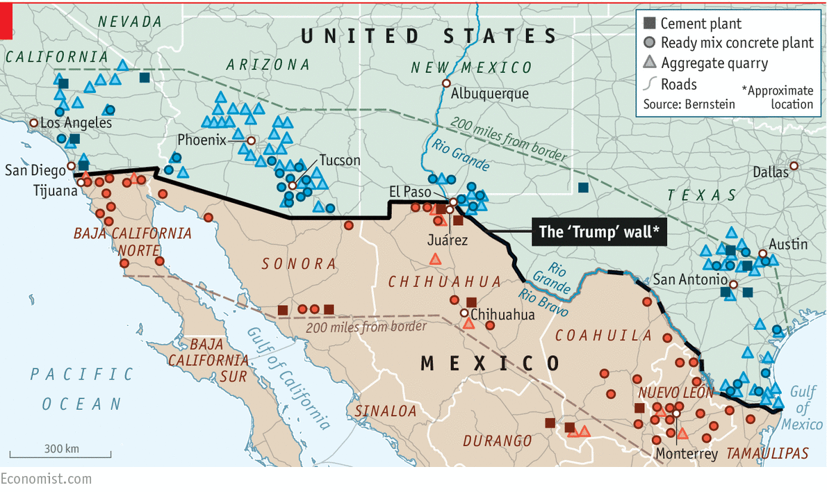 هزینه ساخت دیوار «دونالد ترامپ» بین مکزیک و آمریکا چقدر است؟