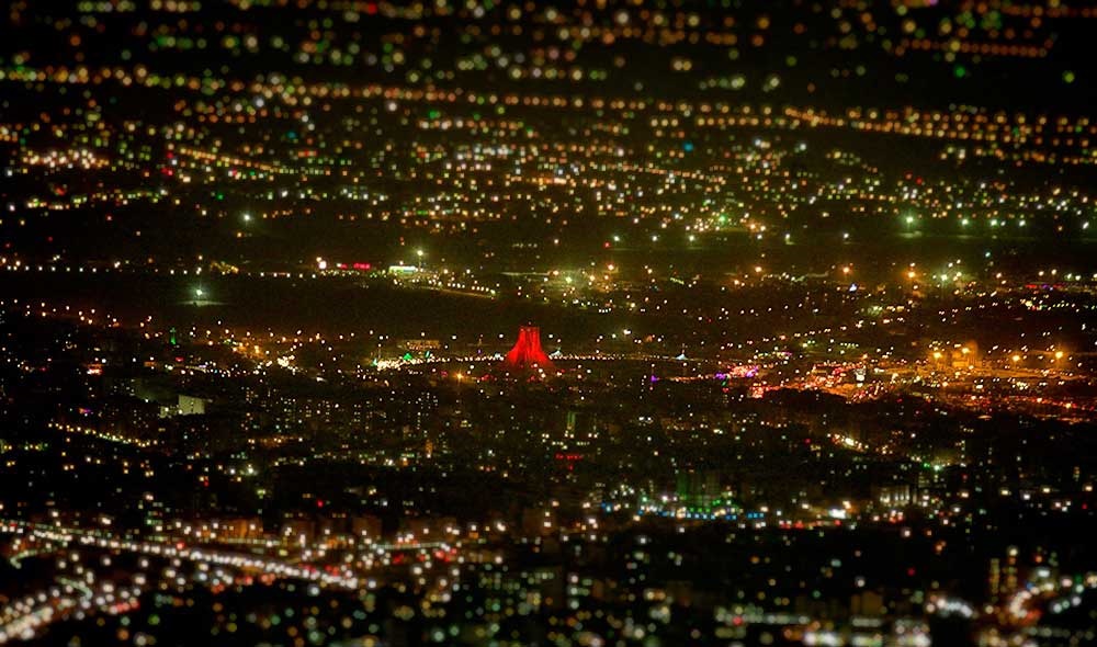 عکس زیبا از شب های تهران