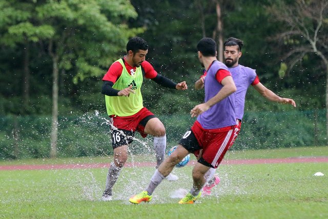 مرین تیم ملی در شرایط سخت مالزی