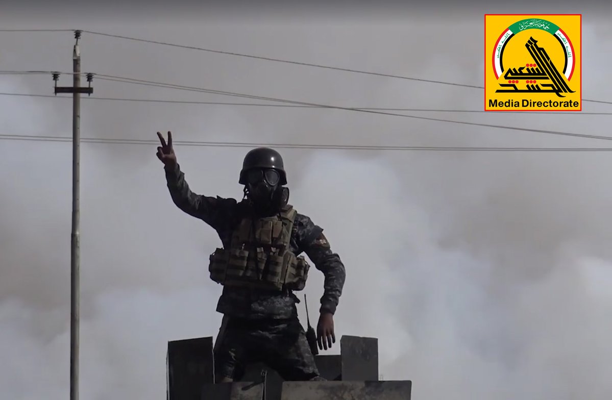 آپاچی های ائتلاف در بعشیق / ادامه ضد حملات داعش / عملیات نیروهای عراقی با استفاده از ماسک مخصوص